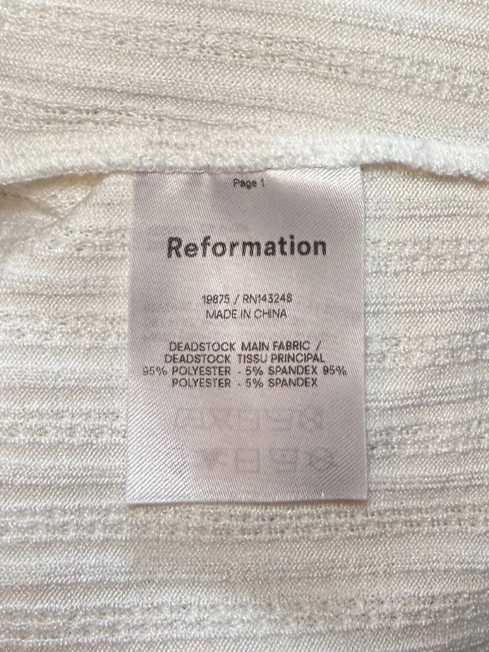 Reformation excellent adie